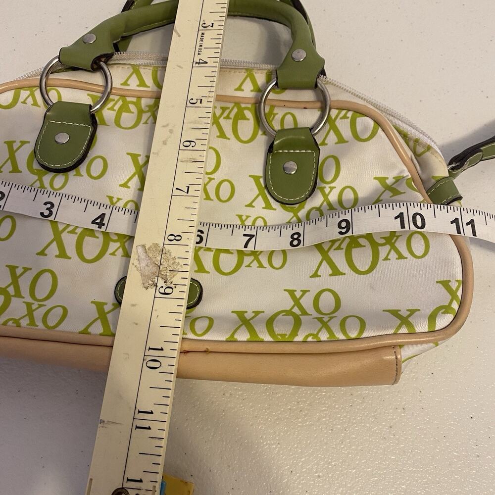 Vintage Y2K XOXO Signature Logo Multicolor FauxLeather Top Handle Handbag Purse - Picture 2 of 10